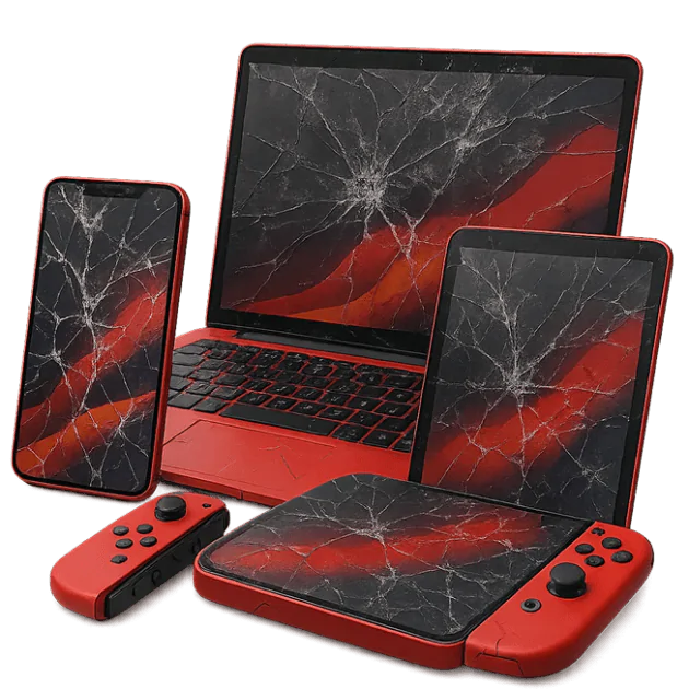 Laptop tablet screen broken